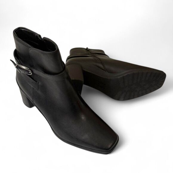 NATURALIZER Aimee Weatherproof Black Ankle Boot, NEW! Size 10M - Picture 7 of 12